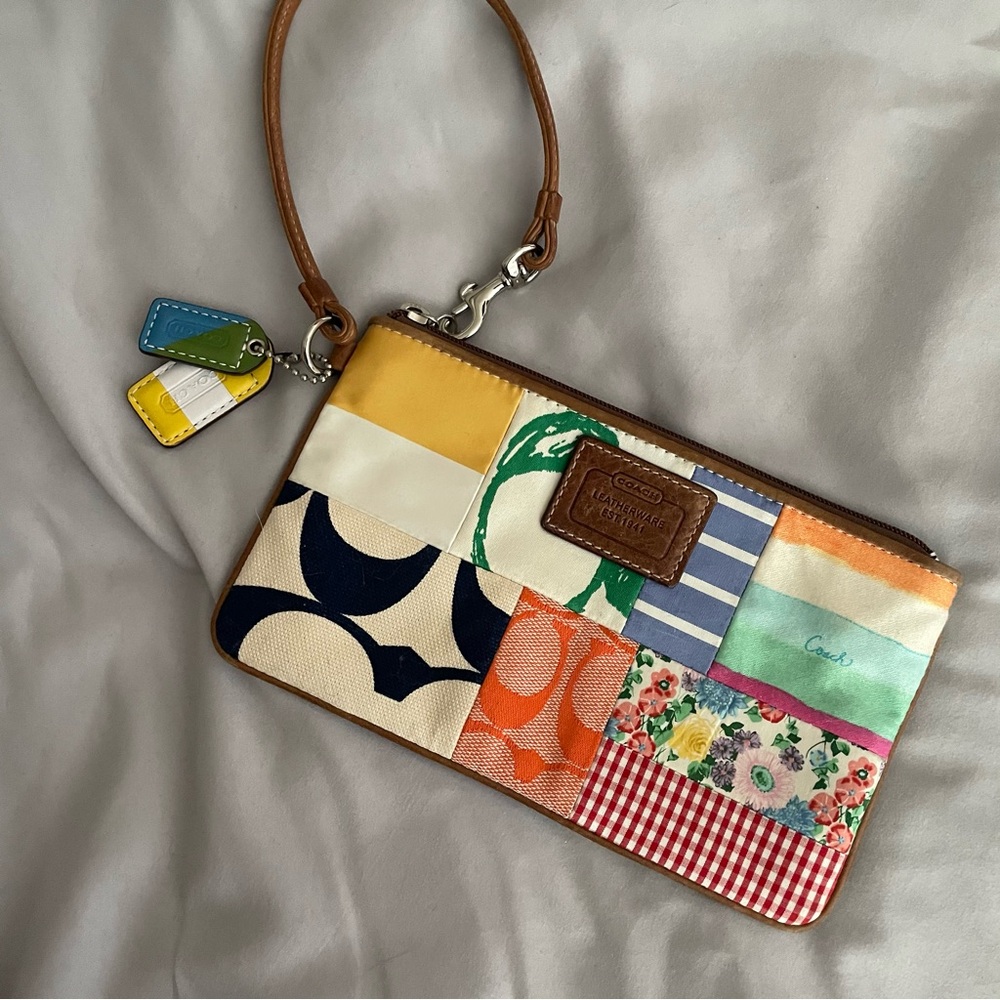 Coach Patchwork Wristlet
